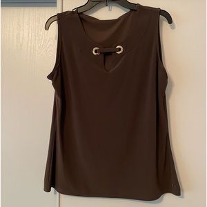 Women’s Tommy Hilfiger sleeveless top with gold grommets size Large